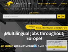 Tablet Screenshot of careertrotter.eu